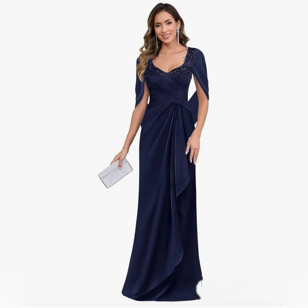 Elegant Blue Evening Gown